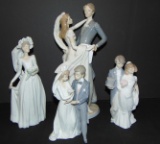 Lladro. Porcelain Figurines. Lot of 4
