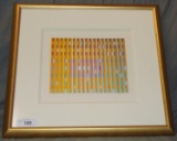 Yaacov Agam, Signed & Limited Color Serigraph
