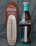 (2) Coca Cola Advertising Thermometers