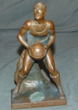 Weidlich Bros. Bronze Coated Basketball Trophy