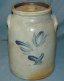 Pottery Works 2 Gallon Stoneware Crock with Lid