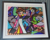 Romero Britto  (born 1963) Lithograph Signed.