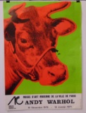 Andy Warhol Cow Exhibition Poster 1971