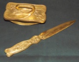 Lot of Two Art Nouveau Pieces.