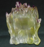 Daum Art Glass Ash Tray.