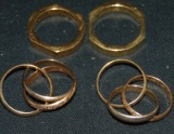 Lot of Gold Rings.