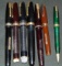 Lot of 7 Waterman Fountain Pens and Pencils