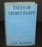 Sax Rohmer. Tales of Secret Egypt. 1st Signed.