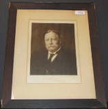 William Howard Taft. Signed Etching.