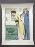 1915 Dutch Advertising Poster by Willy Sluiter
