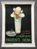 1920's Panforte Italian Advertising Poster