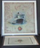 Queen Mary 2 Print & Original Pencil Drawing