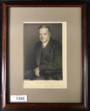 Herbert Hoover Photo Signed.