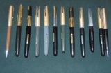 Lot of (12) Waterman Taperite Pens and Pencils