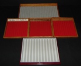 Lot of Reproduction Pen Trays.