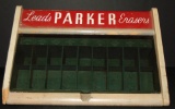 Parker Leads and Erasers Counter Display.