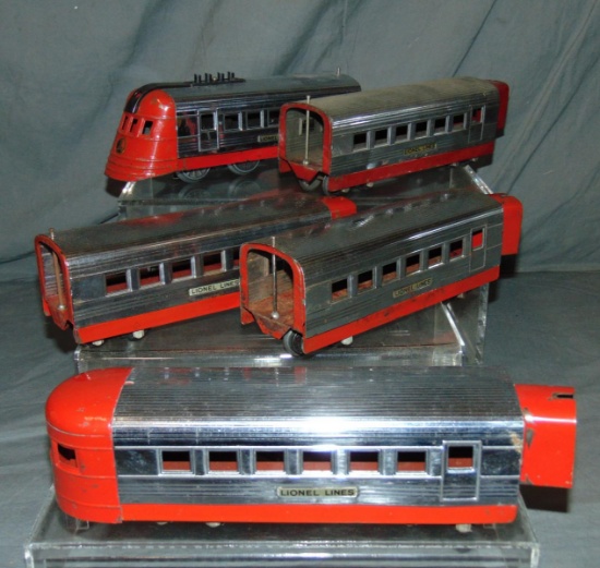 5Pc Lionel Jr 1700 Streamliner