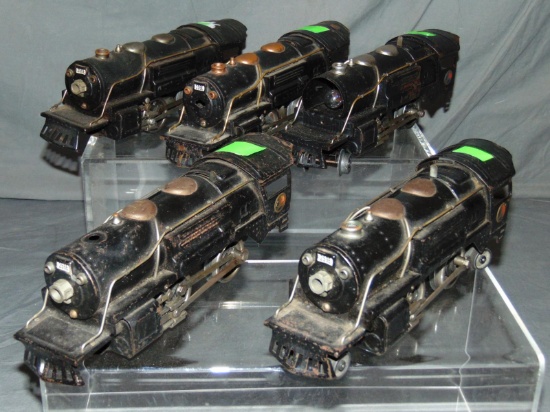 5 Lionel 259E Steam Locos