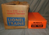 Boxed Lionel ZW & 112 Accessories