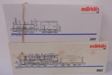 2 Boxed Marklin HO Steam Locomotives