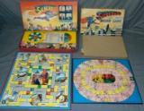 Lot of Two Superman Board Games.