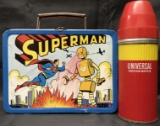 Superman vs Robot Lunch Box with Thermos