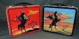 (2) Vintage Zorro Metal Lunchboxes & Thermos