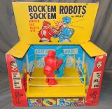 Marx Rock 'Em Sock 'Em Robots in Original Box