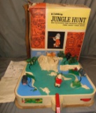 Hubley Jungle Hunt Battery Op Toy in Original Box