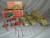 Hubley Bell Telephone Truck Lot with Boxes