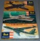 Lot of Three Revell Airplane Model Kits Boxed