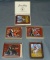 Vintage Gene Autry Wallets, Lot of 5 Some Boxed