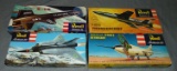 Lot of Four Revell Airplane Model Kits Boxed