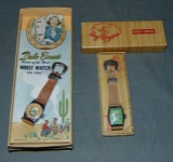 Roy Rogers & Dale Evans Wrist Watches in Orig Box