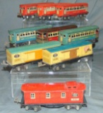 9 Assorted Lionel Jr. Rolling Stock