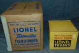 Boxed Lionel ZW & LW Transformers
