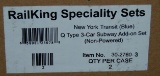 7pc MTH RailKing 30-27604 & -3 NYT Subway Set