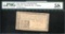 1776 1 Schilling New Jersey Colonial Note PMG 58