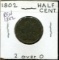 U.S. 1802 Half Cent.
