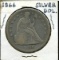U.S. Silver Dollar 1866.