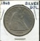 U.S. Silver Dollar 1868.