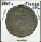 U.S. Silver Dollar. 1860-O.