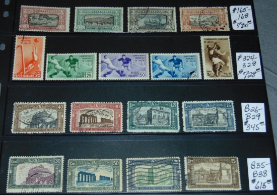 Italy Complete Sets Used.