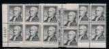 United States 1053 Plate Blocks of Four.
