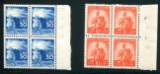 Italy. 487-488 Mint NH Blocks of Four.