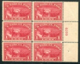 U.S. Q1 Mint NH Plate Block of Six.