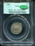 1881 Proof. Shield Nickel.