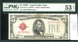 1928 C $5.00 Bill. PMG-53.