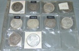 U.S. Silver Dollar Lot.