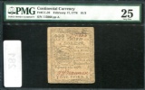 Continental Currency. 1776. 1/3 Dollar.